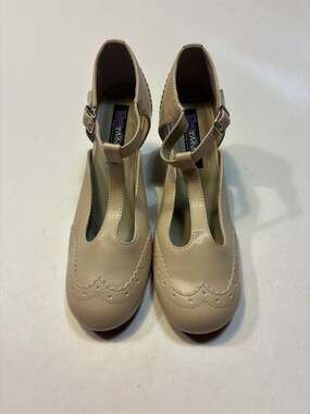 Funtasma Flapper-26 T-Strap Kitten Heel Pumps